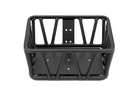Matte black aluminum front basket for Euphree electric bikes, 25lb capacity